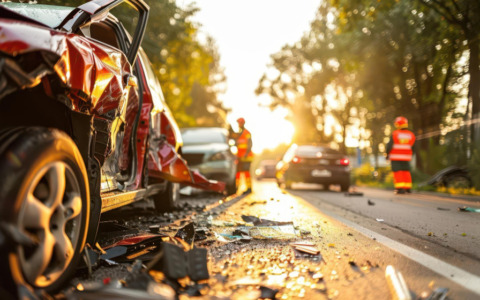 Incidente a Viterbo: auto fuori controllo abbatte cartello stradale
