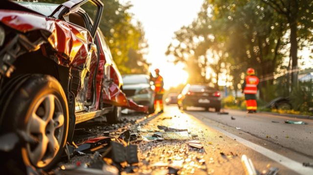 Incidente a Viterbo: auto fuori controllo abbatte cartello stradale